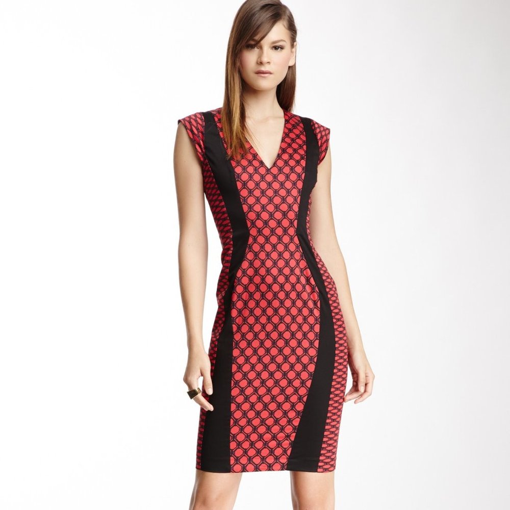 French Connection Geraldine V-neck Sheath Dress